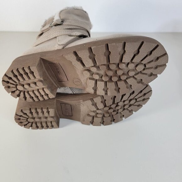 STEVE MADDEN Cozy Boots Taupe | 1 Little Kid Girl - NEW - Picture 14 of 16